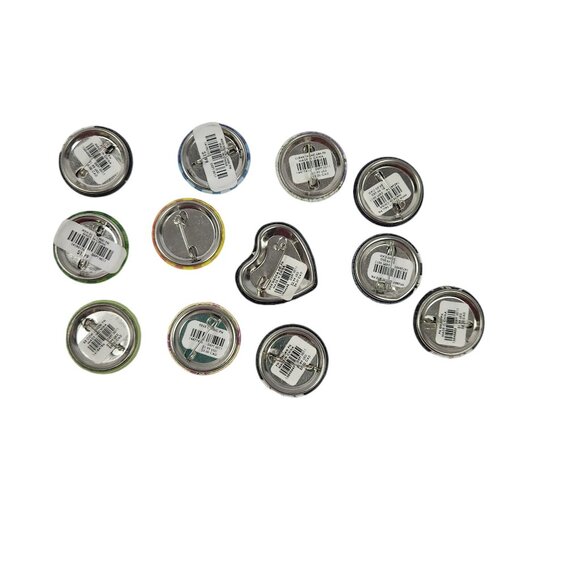 Pop Culture Button Pin Lot of 12 Assorted Characters Anime Furby More - Picture 5 of 7